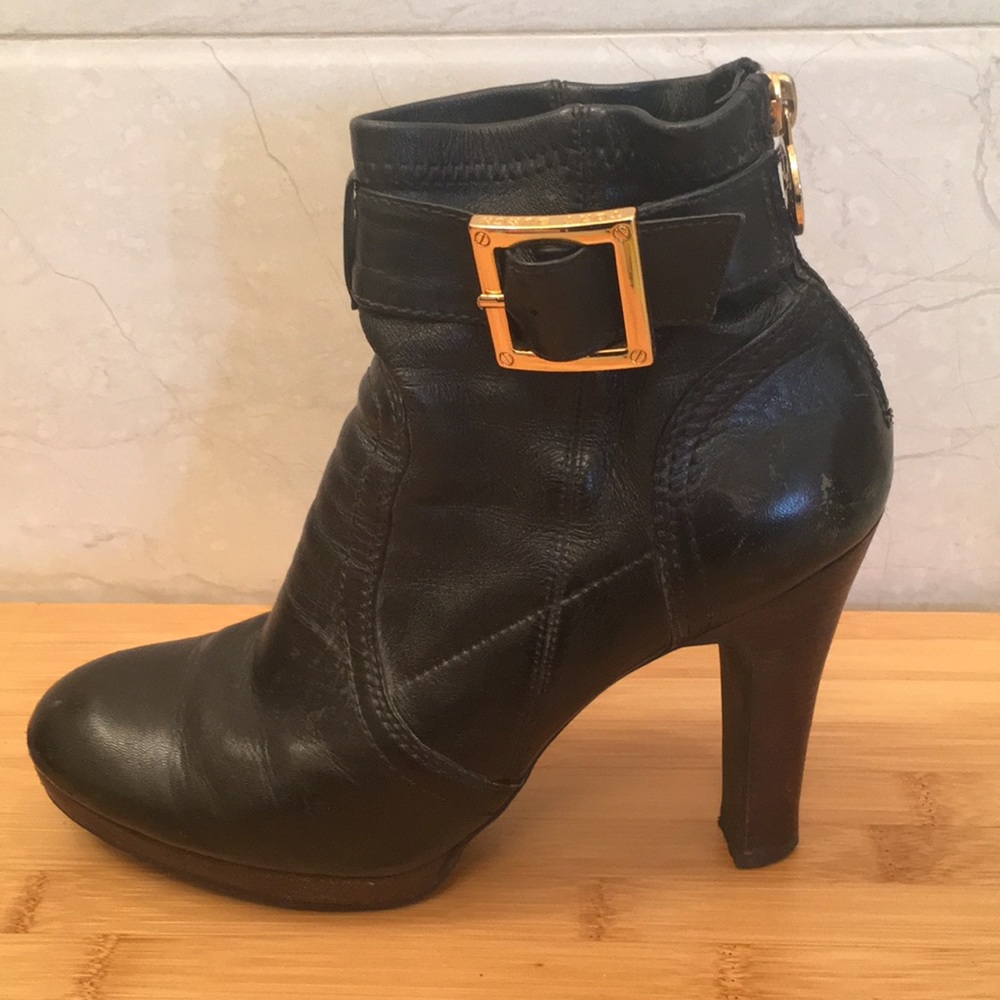 Tory Burch Black Leather Bootie